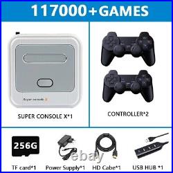 117000 + Retro Game Box Super Console X Video Game Console 256GB, 2x Controller
