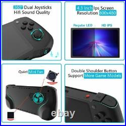 15000+Games GP430 Handheld Game Console Retro Black 64 GB Game Player PS1/PSP