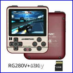 2.8 IPS Screen RG280V Handheld Retro Game Console for PS1 CPS1 FBA GBA SFC MD