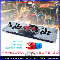 2200 Games Pandora Box Treasure 3D+ Arcade Console Machine Retro Video Game HDMI