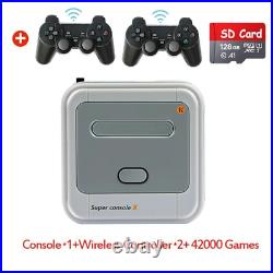256GB Super Console X Retro Mini WiFi 4K HDMI TV Video Game Console PS1/N64/DC
