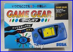 3 NEW SEGA Game Gear Console Rare (BLUE, YELLOW, RED) Tested Retro Vintage JAPAN