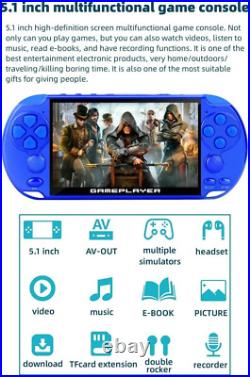 5.1 Handheld Game Console with 7500 Retro Games Portable Mini Arcade Player