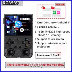 ANBERG353VS Retro Handheld Game Linux System Built- in 4452 Games RG353V Emulato