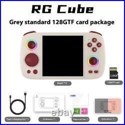 ANBERNIC RG Cube Retro Game Console Android 13 128GB UK Grey Games Ready