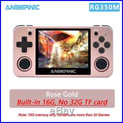 ANBERNIC RG350M 3.5 inch IPS Screen 64Bit DDR2 512M 16GB 3000+ Games Retro Handh
