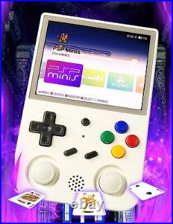 ANBERNIC RG353V Retro Handheld Game Console 256gb with White Hall Effect Stick