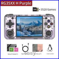 ANBERNIC RG35XX H Retro Handheld Game Console, 3.5 Inch 64GB Card, 5500+ Games