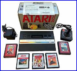 ATARI 2600 Video Computer + 5 Games PAL Boxed Vintage Retro FAST P&P