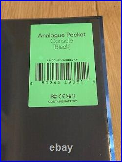 Analogue Pocket Handheld Retro Gaming Console (Black) Brand New & Sealed