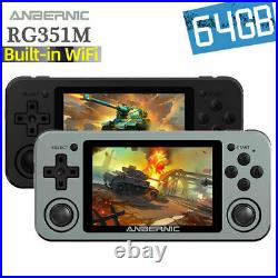 Anbernic RG351M Handheld Retro Video Game Console 64GB 2500 Games Built in Wifi