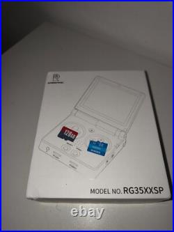 Anbernic RG35XXSP Retro handheld console, silver, New, 128gb 10,000 games Anbernic RG35XXSP Retro handheld console, silver, New, 128gb 10,000 games