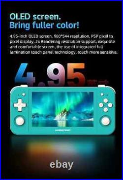 Anbernic RG505 Retro Game Console 4.95? OLED 128GB + 128GB 3172 Game Included