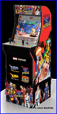 Arcade 1up Xmen Vs Street Fighter Retro Video Game Cabinet Riser 4 games In 1
