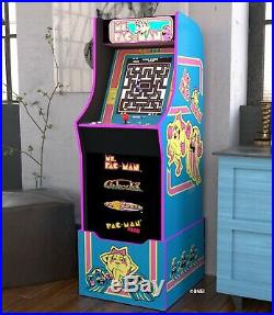 Arcade1UP MS Pacman Retro Video Game Cabinet Riser 4 games In 1 Arcade 1UP