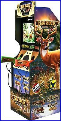 Arcade1up Big Buck Hunter Shooting Game Riser Light Up Marquee Retro Cabinet NEW