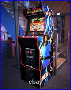 Arcade1up Mortal Kombat Legacy 12 Games Riser Light Up Marquee Retro Arcade NEW