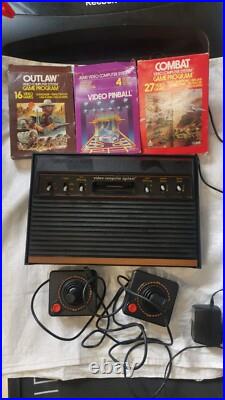 Atari 2600 CX-2600 Retro Console MADE IN HONH KONG WOODY VERSION WITH BOX GAMES Atari 2600 CX-2600 Retro Console MADE IN HONH KONG WOODY VERSION WITH BOX GAMES