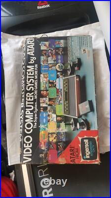 Atari 2600 CX-2600 Retro Console MADE IN HONH KONG WOODY VERSION WITH BOX GAMES Atari 2600 CX-2600 Retro Console MADE IN HONH KONG WOODY VERSION WITH BOX GAMES