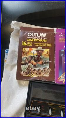 Atari 2600 CX-2600 Retro Console MADE IN HONH KONG WOODY VERSION WITH BOX GAMES Atari 2600 CX-2600 Retro Console MADE IN HONH KONG WOODY VERSION WITH BOX GAMES