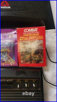 Atari 2600 CX-2600 Retro Console MADE IN HONH KONG WOODY VERSION WITH BOX GAMES Atari 2600 CX-2600 Retro Console MADE IN HONH KONG WOODY VERSION WITH BOX GAMES