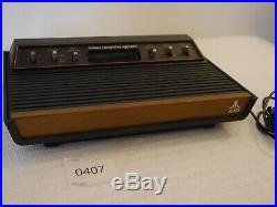 Atari 2600 CX VCS Retro Console 17Games 2 Joysticks 4 Paddles Woody Vintage Rare