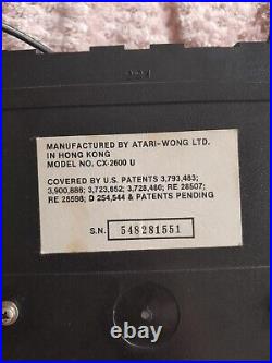 Atari CX2600 Vintage Retro Console with Games
