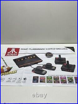 Atari Flashback 8 Gold Deluxe HD Retro Console 40th Anniversary 120 Games VGC