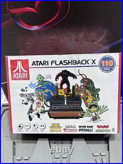 Atari Flashback X Retro Console 110 Built-in Games 2 Wired Controllers. New