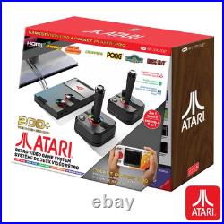 Atari Gamestation Pro & Pocket Player 200+ Games Wireless Black/White New