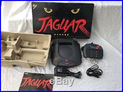 Atari Jaguar Black Console With 8 Games Boxed Retro Console