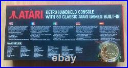Atari Retro Handheld PlugNPlay With 50 Built In Games Bundle + Atari Gold Coin