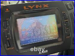 Atari lynx 2 console boxed With 3 Games Amazing Condition 1980's. Retro Classic