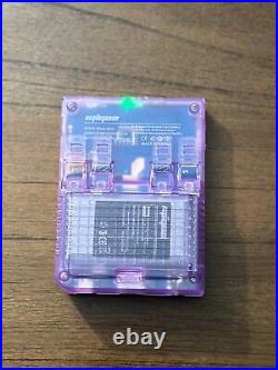 BRAND NEW transparent purple MIYOO mini+ (plus) Retro Gaming Console 64GB