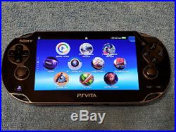 Black PS Vita PlayStation Vita OLED 128GB (PSP, PS1, Retro games)