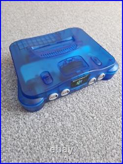 Blue Transparent Nintendo 64 N64 Console controller & Goldeneye game CHEAP RETRO Blue Transparent Nintendo 64 N64 Console controller & Goldeneye game CHEAP RETRO