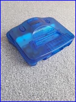 Blue Transparent Nintendo 64 N64 Console controller & Goldeneye game CHEAP RETRO Blue Transparent Nintendo 64 N64 Console controller & Goldeneye game CHEAP RETRO