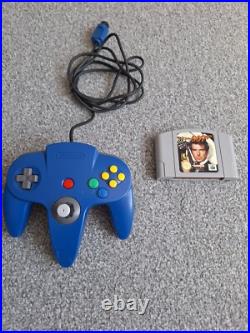 Blue Transparent Nintendo 64 N64 Console controller & Goldeneye game CHEAP RETRO Blue Transparent Nintendo 64 N64 Console controller & Goldeneye game CHEAP RETRO