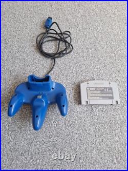 Blue Transparent Nintendo 64 N64 Console controller & Goldeneye game CHEAP RETRO Blue Transparent Nintendo 64 N64 Console controller & Goldeneye game CHEAP RETRO