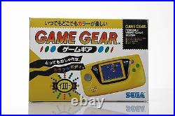 Brand New Retro Sega Game Gear Console Yellow NIB MINT