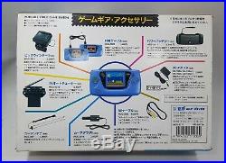 Brand New Sega Game Gear Console HGG-3211 Tested Japan Retro Blue NIB MINT gg