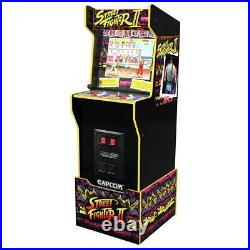 Capcom Legacy Retro Arcade 1UP Cabinet Machine 12 Games In 1 Arcade1UP Riser NEW