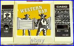 Casio CG-300 Western Bar Retro Games vintage