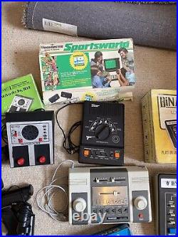 Collection of retro 1970s TV games Consoles Binatone Grandstand Sportsworld