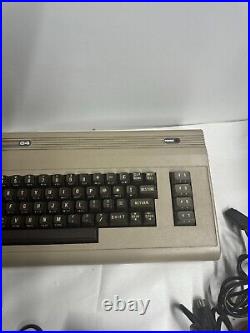 Commodore 64 Retro Gaming With Power Cable And Joy Stick