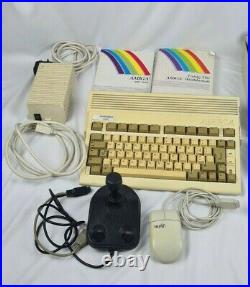 Commodore Amiga A600 Retro Gaming PC Console Boxed Discs, Mouse, Joystick