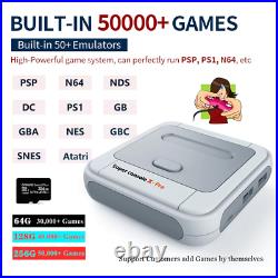 Console Game Super X Pro Retro Video Wifi 4k Hd Mini 50000+ Tv Games PS1/N64/DC