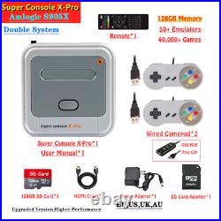 Console Game Super X Pro Retro Video Wifi 4k Hd Mini 50000+ Tv Games PS1/N64/DC