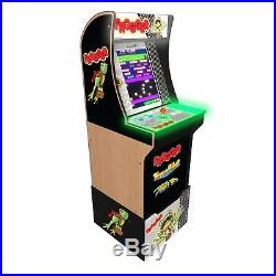 Frogger Retro Arcade1UP Home Cabinet Machine Arcade 1UP Riser 3 Game Stool Combo