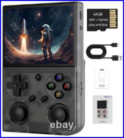 G350 Retro Handheld Game Console, 3.5 Inch IPS Screen Linux System Built-in 64G